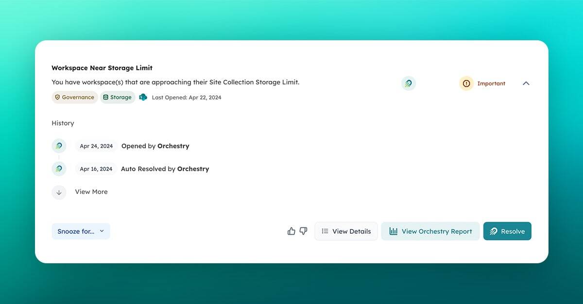 beacon by orchestry m365 storage